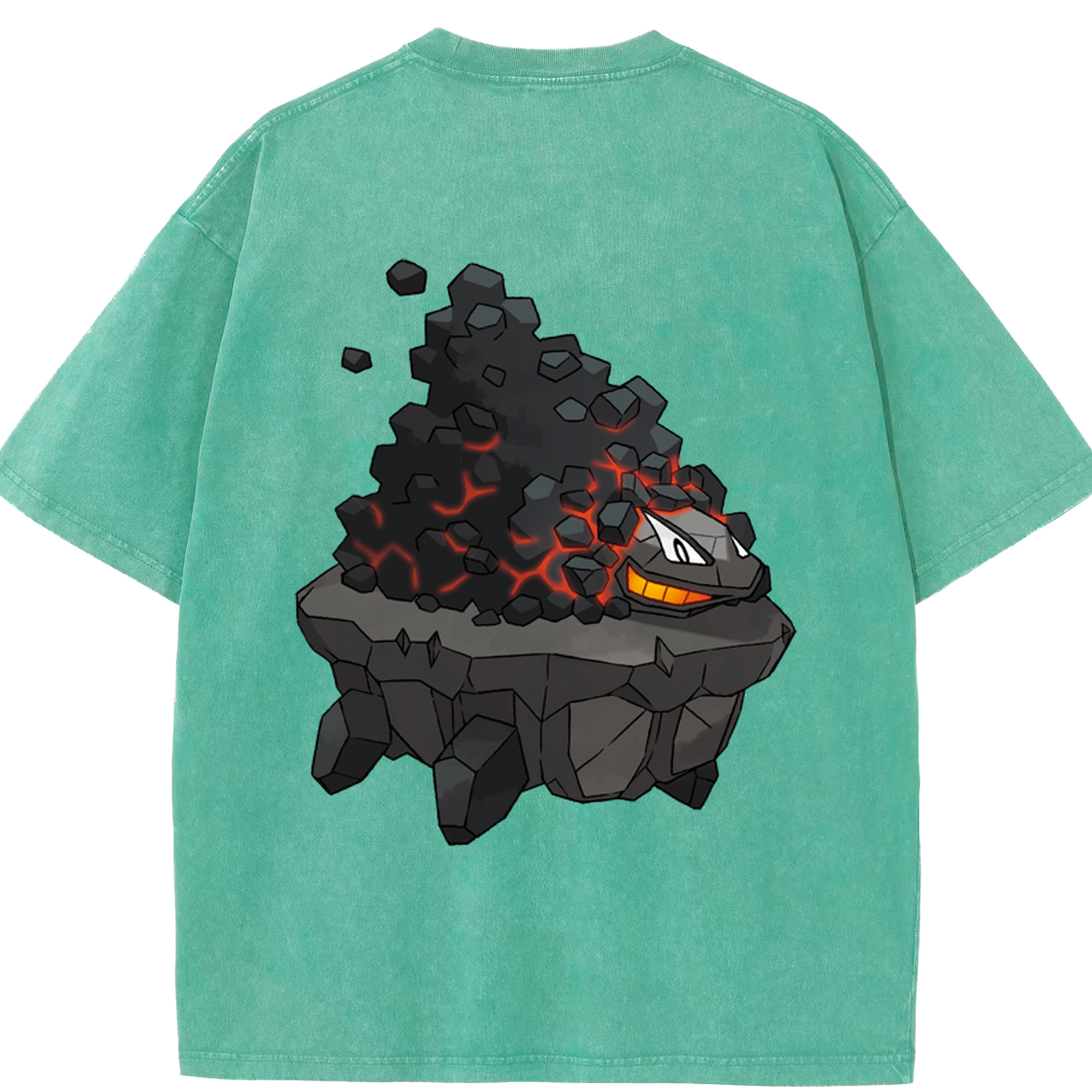 （画像用） ポケットモンスター Pokémon 綿100% ヴィンテージ風 半袖Tシャツ（背面プリント）
